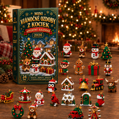 Adventný kalendár 24 mini ozdôb – 07
