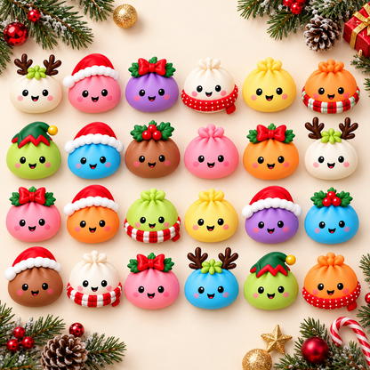 Vianočný adventný kalendár s 24 mäkkými prekvapeniami