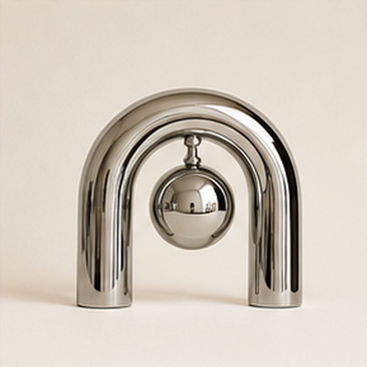 Nuvelloia Arcus Chrome Sculpture